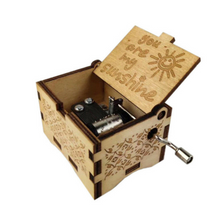 Load image into Gallery viewer, You are My Sunshine Hand Crank Wooden Music Box
