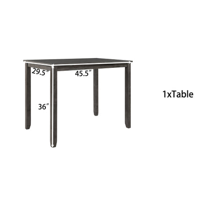 GrayWood Framhouse Style Counter Height Dining Table