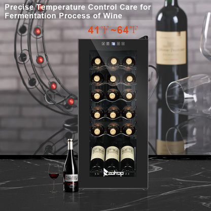 18 Bottle/52L Electronic Wine Cabinet Cooler | For The Bar