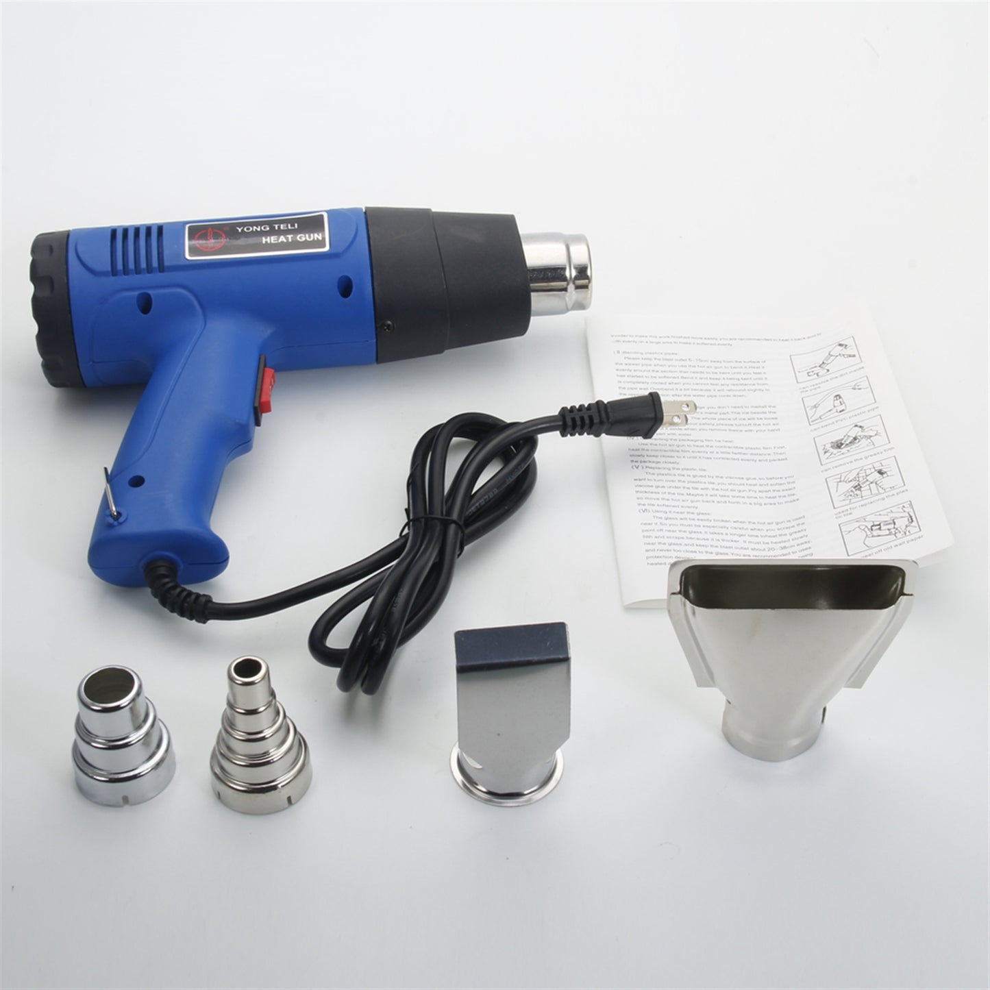 1500W 110V Dual-Temperature Heat Gun with 4pcs Concentrator Tips | Home Improvement