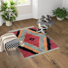 Load image into Gallery viewer, Berber Cornell Red Fluffy Soft Rug
