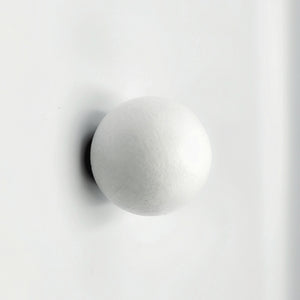 Cabinet knob ROUND | white