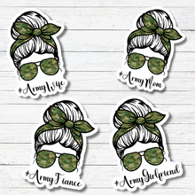 Load image into Gallery viewer, Army Wife/Fiancé/Mom/GF Sticker/Magnet
