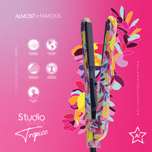 Load image into Gallery viewer, Almost Famous 1.25&quot; Tropico Studio Flat Iron with Waterprint Design
