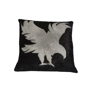 Cowhide Leather Thunder Cushion Cover