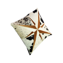 Load image into Gallery viewer, Cowhide Leather Bianca Cushion Cover
