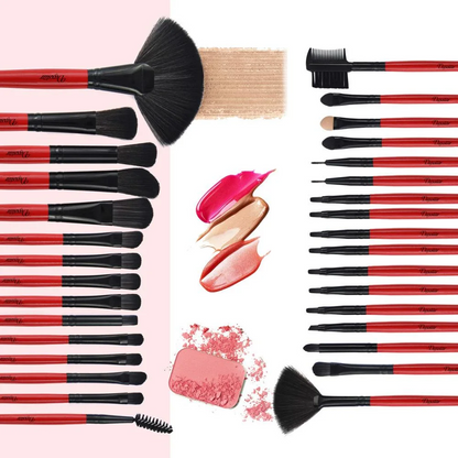 32 Pieces Concealer Eyeshadow Makeup Brush Set with Bag | Pharmacy