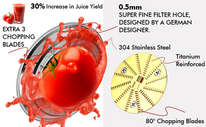 2 Speeds 400W Centrifugal Juicer Extractor with Wide Mouth | Kitchen