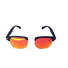 Load image into Gallery viewer, Black Bamboo Club Sunglasses, Polarized Sunset Lenses, HandCrafted
