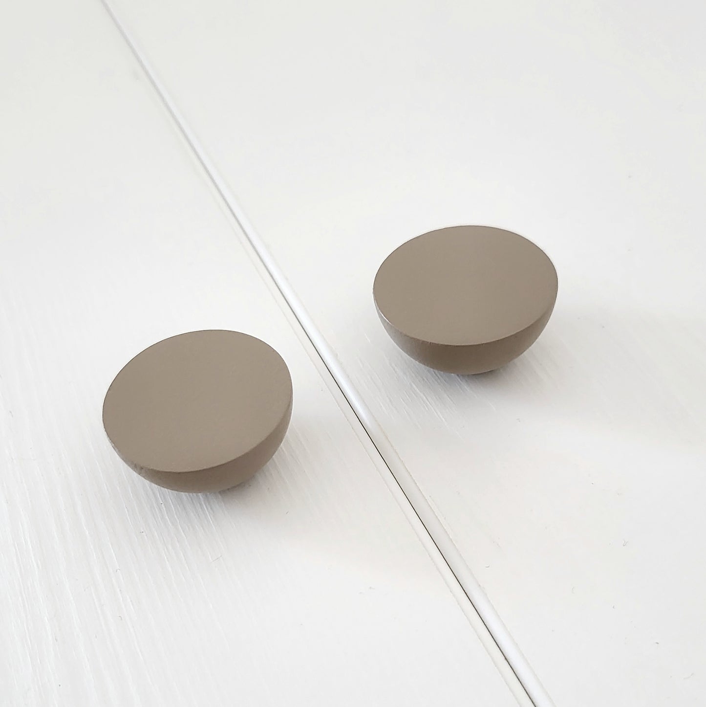 Cabinet Knob ROUND FLAT | Beige | Home Improvement