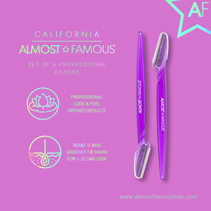 Almost Famous 6-pack Dermaplaning Razors set