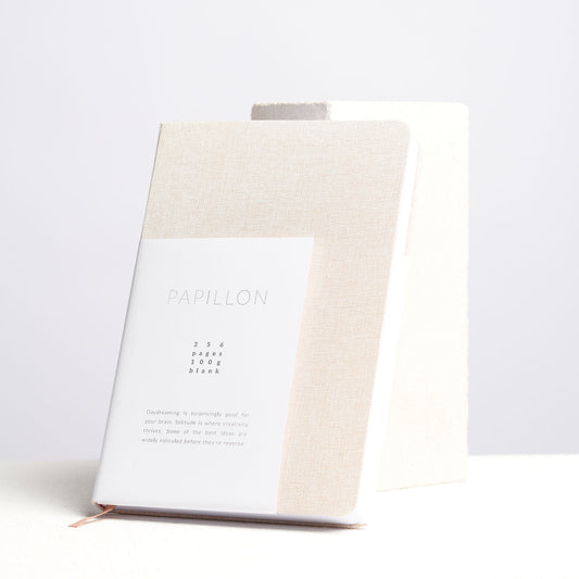 Papillon - Linen Hardcover Notebook