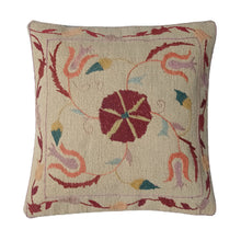 Load image into Gallery viewer, Embroidered Woolen Como Cushion Cover
