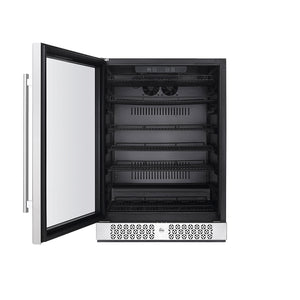 Empava BR02S 24 Inch Freestanding & Built-in Beverage Fridge