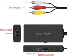 Load image into Gallery viewer, HDMI to AV Converter HDMI to Video Audio Adapter
