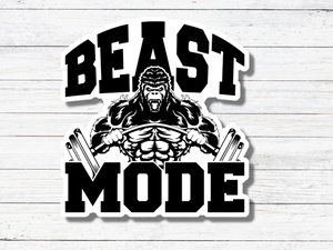 Beast Mode Sticker/Magnet