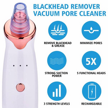 Load image into Gallery viewer, Electric Skin blackhead Vacuum Facial Blackhead Remover
