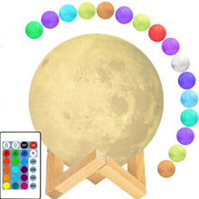 Load image into Gallery viewer, Glowing Moon Lamp with stand
