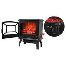 Load image into Gallery viewer, 17 inch 1400w Electric Freestanding Fireplace | Home Improvement
