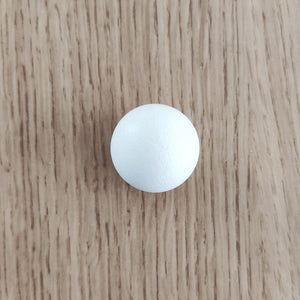 Cabinet knob ROUND | white