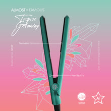 Load image into Gallery viewer, Almost Famous 0.5&quot; Tropico Getaway Mini Travel Flat Iron+Designer Bag

