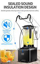 Load image into Gallery viewer, Commercial Smoothie Maker Blender Sound Insulation ice Crusher
