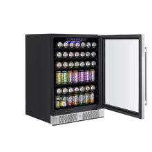 Load image into Gallery viewer, Empava BR02S 24 Inch Freestanding &amp; Built-in Beverage Fridge
