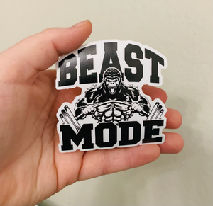 Beast Mode Sticker/Magnet