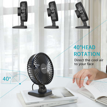 Load image into Gallery viewer, 3 Speeds Mini Portable USB Desk Fan | Office
