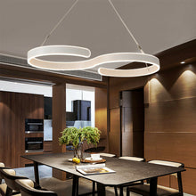 Load image into Gallery viewer, Contemporary Acrylic LED Swirl Shaped Light Fixture
