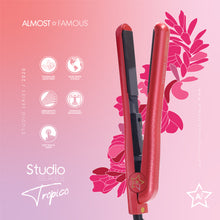 Load image into Gallery viewer, Almost Famous 1.25&quot; Tropico Studio Flat Iron with Waterprint Design
