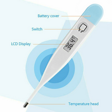 Load image into Gallery viewer, Digital LCD Thermometer Medical Baby Adult Body Mouth Temperaturer
