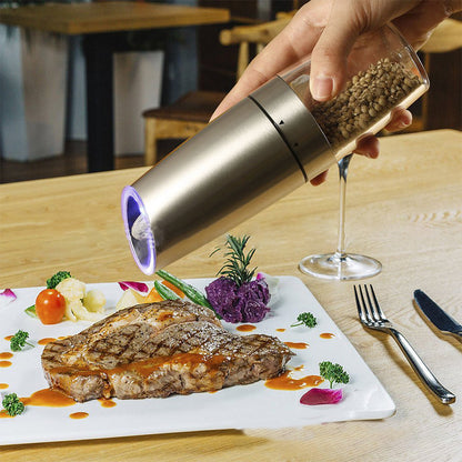 Electric Automatic Stainless Steel Mill Pepper and Salt Grinder