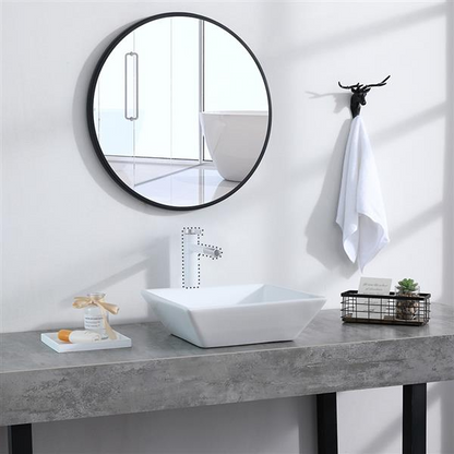 Bathroom Above Counter Square Ceramic Basin Sink