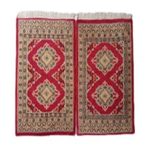 Load image into Gallery viewer, Handmade Slik Bokhara Barley Corn Woolen Rug
