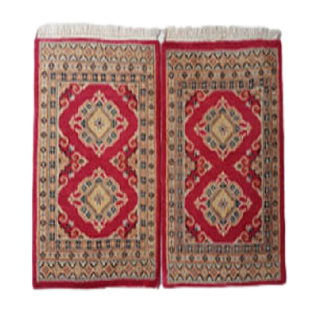 Handmade Slik Bokhara Barley Corn Woolen Rug