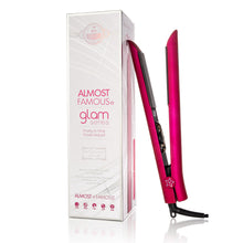 Load image into Gallery viewer, Almost Famous 1.25&quot; Glam Series Flat Iron with Luxe Gem Infused Plates
