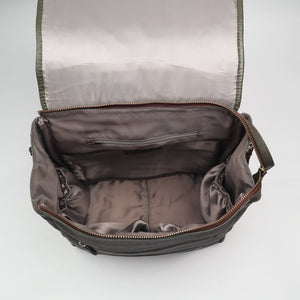 Donna Leather Diaper Bag