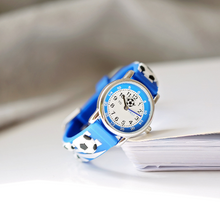 Load image into Gallery viewer, Engraved Kids 3D Football Watch - Blue
