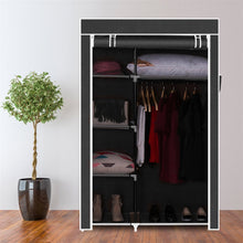 Load image into Gallery viewer, 64&quot; Portable Closet Storage Organizer Wardrobe Clothes Rack | Closets
