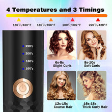 Load image into Gallery viewer, Automatic Hair Curler Ceramic Curling Irons Wand Rotating Curling Wand
