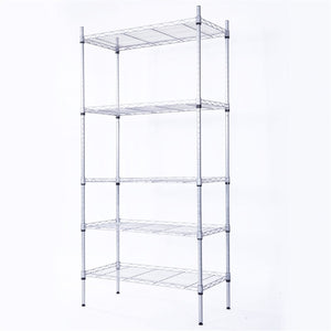 5-Shelf Adjustable;  Heavy Duty Storage Shelving Unit ;  Steel | Furniture