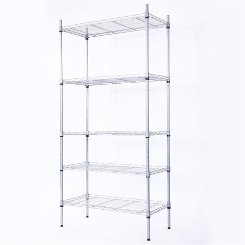 5-Shelf Adjustable;  Heavy Duty Storage Shelving Unit ;  Steel | Furniture