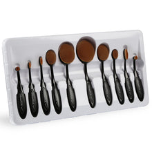 Load image into Gallery viewer, 10-PCS Oval-Shaped Makeup Brush Set | Cosmetic
