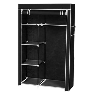 64" Portable Closet Storage Organizer Wardrobe Clothes Rack | Closets