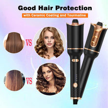 Load image into Gallery viewer, Automatic Hair Curler Ceramic Curling Irons Wand Rotating Curling Wand
