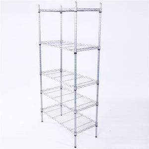 5-Shelf Adjustable;  Heavy Duty Storage Shelving Unit ;  Steel | Furniture