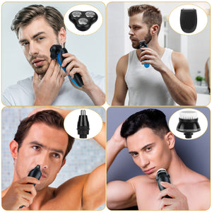 4 In 1Electric Shaver for Men IPX7 Waterproof Beard Trimmer Cordless | Pharmacy