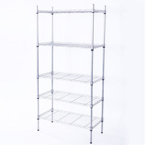 5-Shelf Adjustable;  Heavy Duty Storage Shelving Unit ;  Steel | Furniture