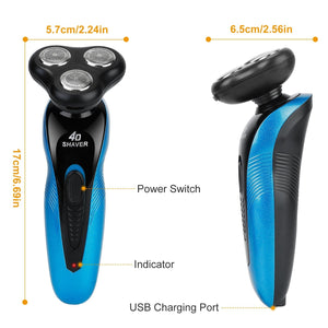 4 In 1Electric Shaver for Men IPX7 Waterproof Beard Trimmer Cordless | Pharmacy